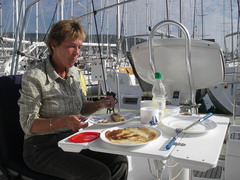 Pannenkoeken in de kuip