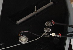 Dieseltank met extra leiding voor de Wallas 95D