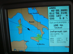 Onderweg naar messina.